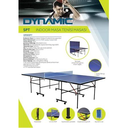 Dynamic Sport Indoor (İç Mekan) Masa Tenisi Masası