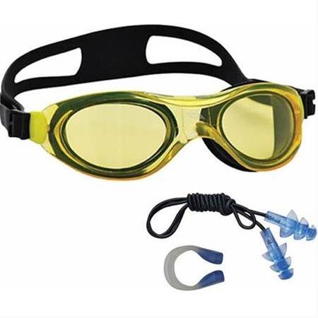 Voit Action Yüzücü Gözlüğü Sarı + Kulak Burun Tıkacı Seti